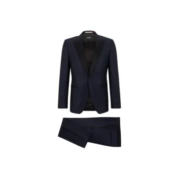 HUGO BOSS Business Suits Men's Blue