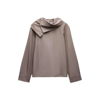ZARA ZW Series Shirt Women's Beige