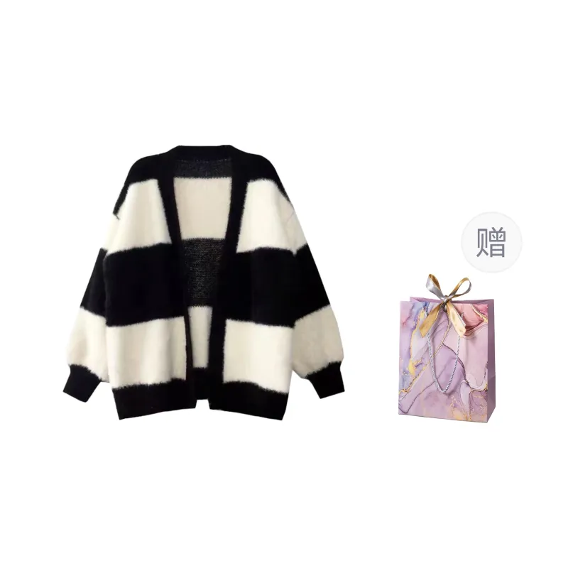 ONNFB Knitwear Women's Black White-4