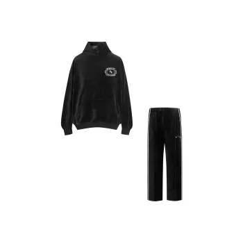 Askyurself Sweatshirt Set Unisex Black