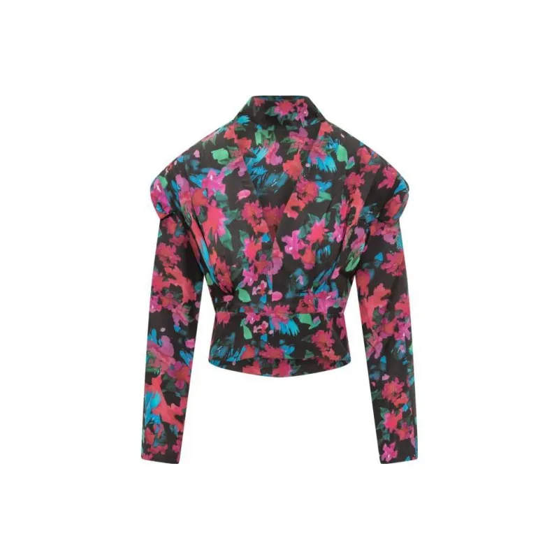 IRO NIGHT Martina V-Neck Printed Top-0