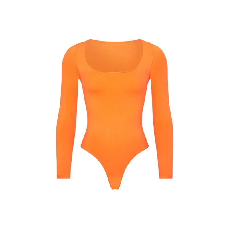 Skims Bodysuits Women's Neon Orange-0