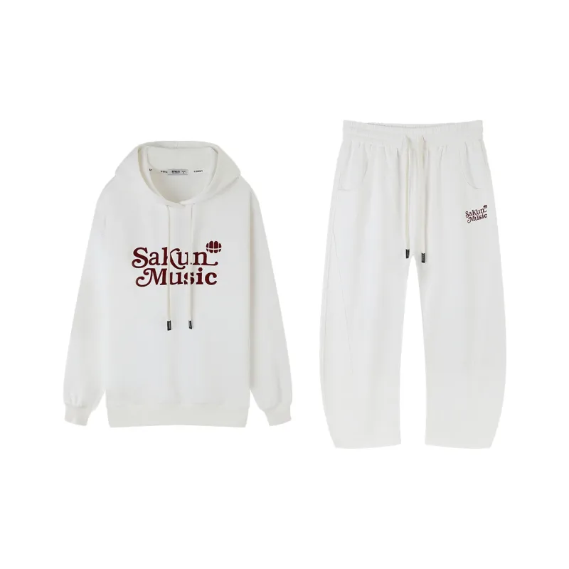 SAKUN Sweatshirt Sets Unisex-2