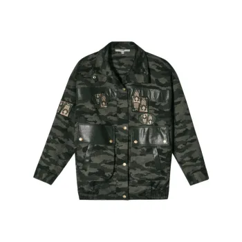 XII BASKET Jackets Women's Army Green
