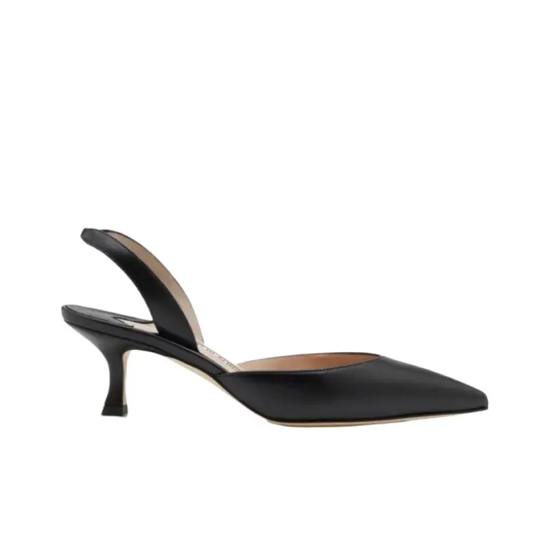MANOLO BLAHNIK Carolynehk Slim Heel High Heels 5cm Women's Black-1
