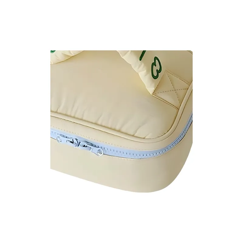 ALOENEY Polyester Makeup Bag Storage Bag Regular Women's Yellow Light Green Light Blue-1