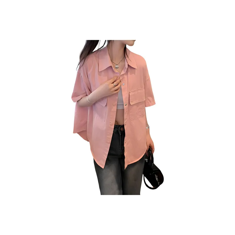 Juden Choi Shirts Women's Pink-0