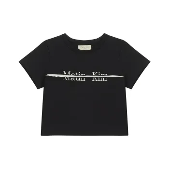 MATIN KIM Regular T Shirt Women's Black