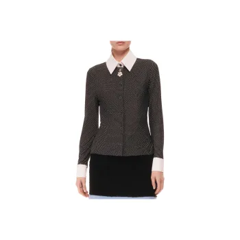 CHANEL FW24 Shirt Women's Black White