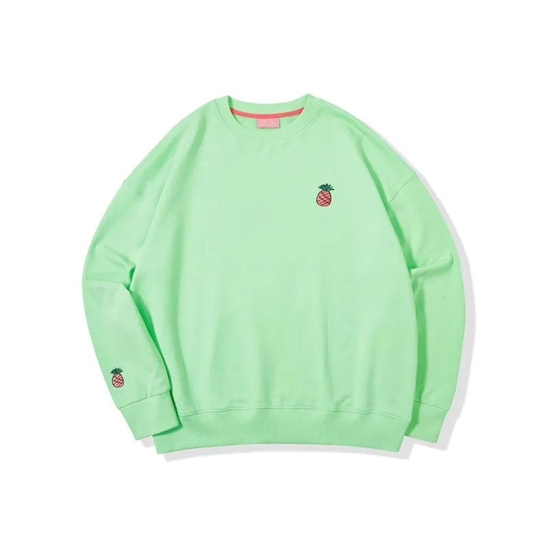 Pink Pineapple Sweatshirts Women's-0
