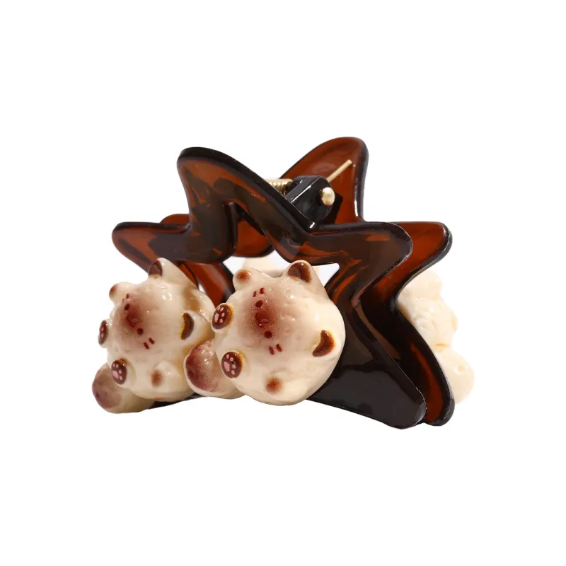 ZANC Acrylic Hair Clips Women's-1