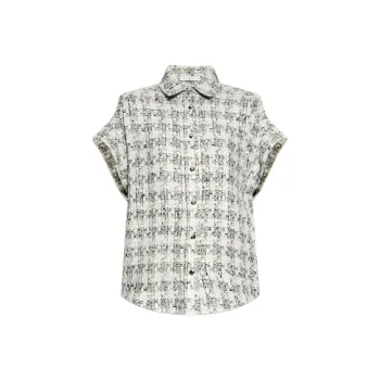 IRO NIGHT Gaidan Tweed Shirt