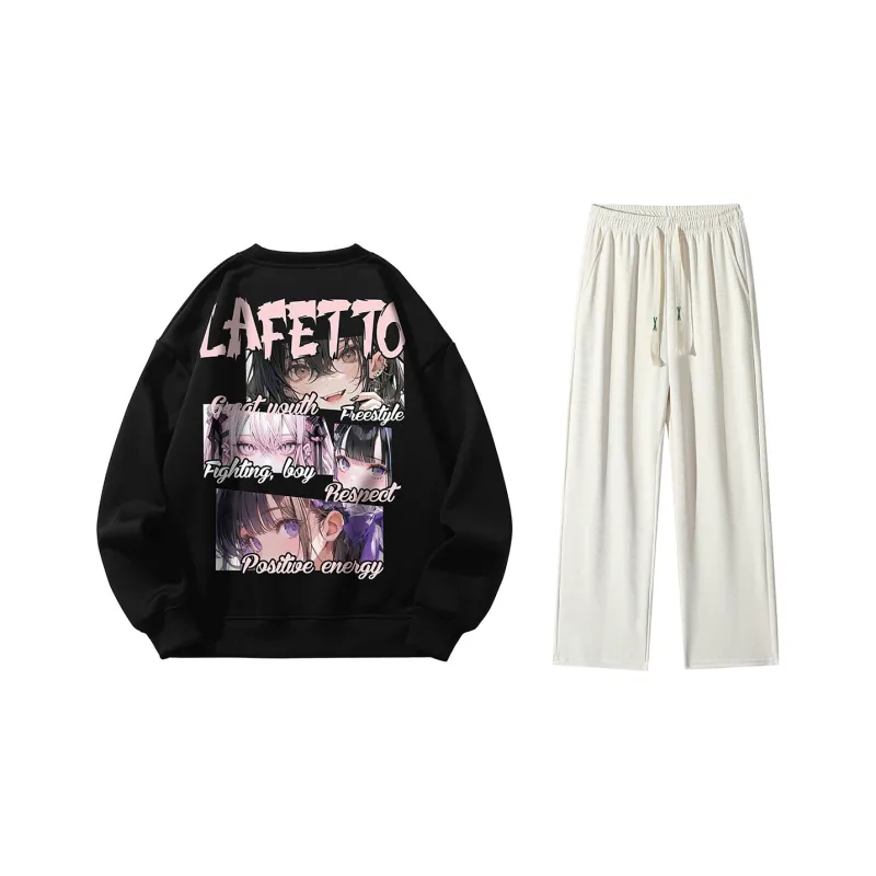 Lafetto Sweatshirt Sets Unisex-20