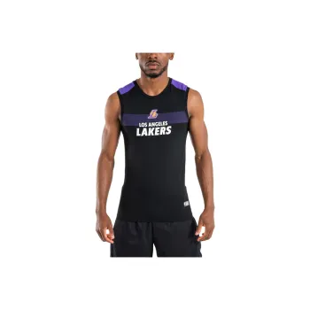 DECATHLON x NBA Los Angeles Lakers Basketball Jerseys Men's Black/Violet