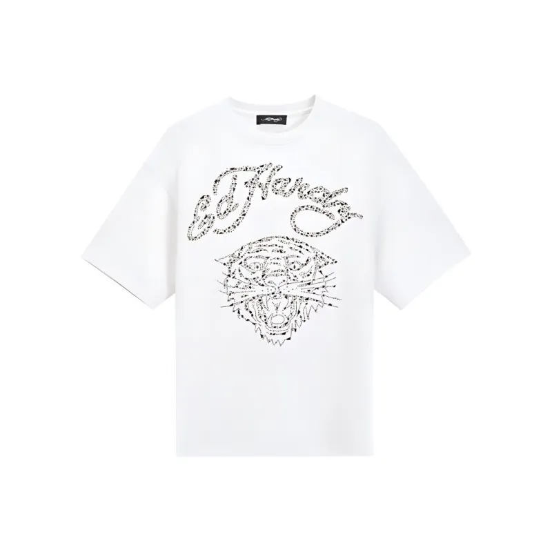 Ed Hardy T Shirts Women's White-0
