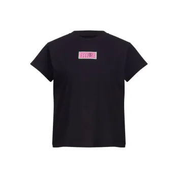 MM6 Maison Margiela Logo Patch Crewneck T Shirt