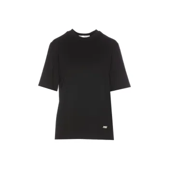 JIL SANDER Logo Plaque Crewneck T Shirt
