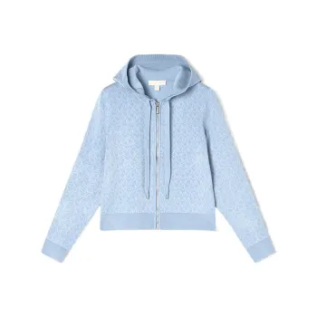 MICHAEL KORS Sweatshirt Coat Women's Blue