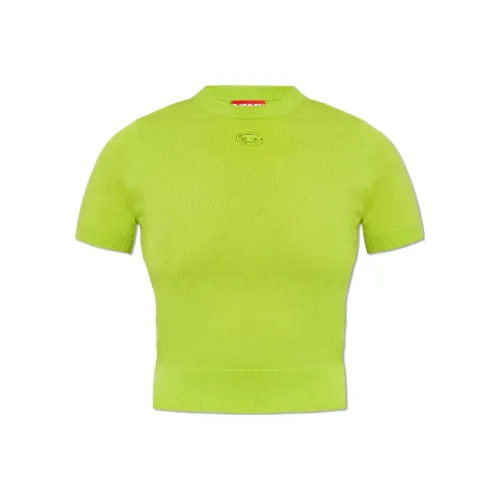 DIESEL M-Arga Cut Out Logo Fine Knitted Top