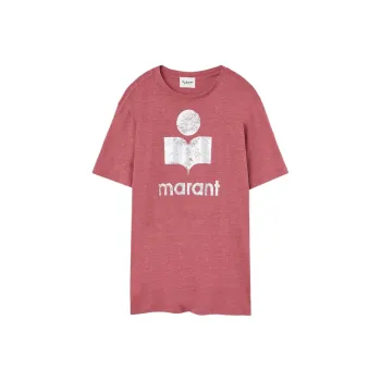 ISABEL MARANT Zewel Logo Printed Crewneck T Shirt