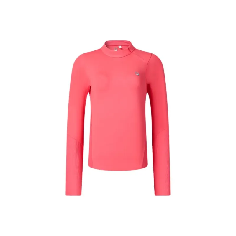 FILA Fitness Regular T Shirt Women's Coral Red-0