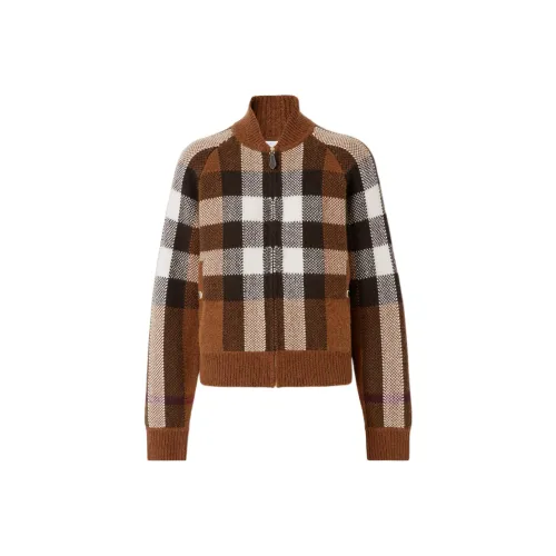 Burberry Intarsia check Bomber Jacket