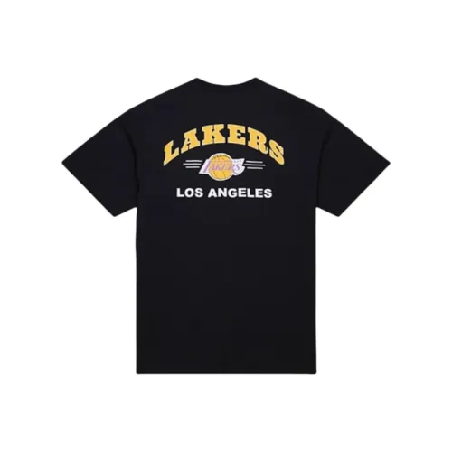 Mitchell & Ness x NBA Los Angeles Lakers T Shirt Unisex Black