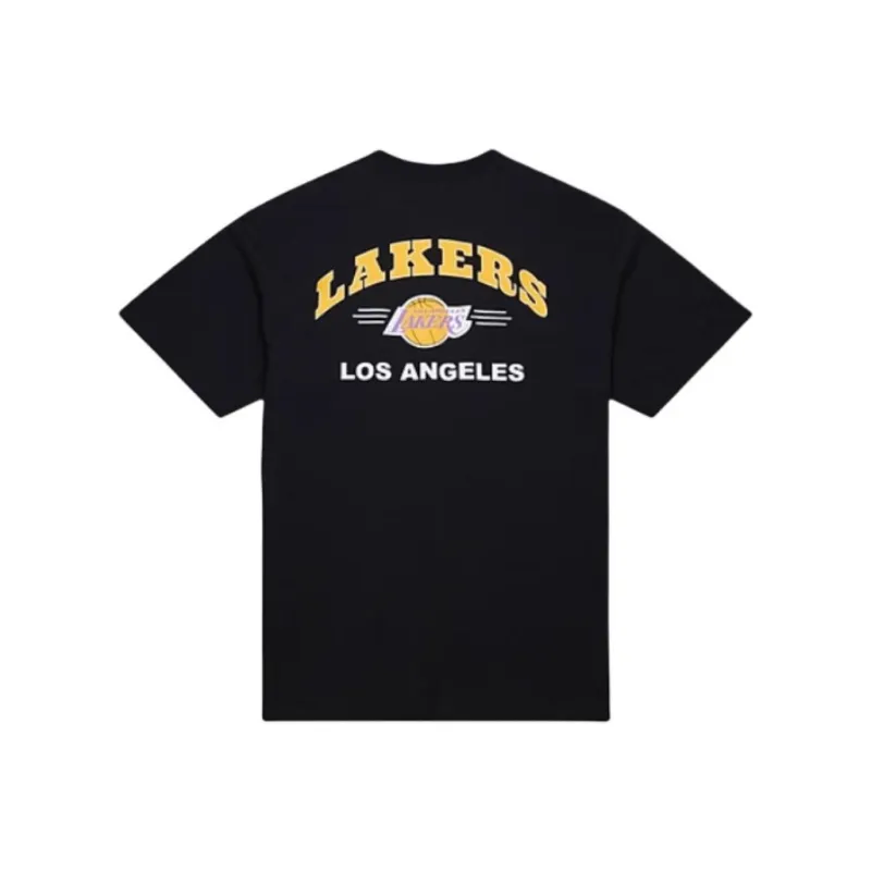Mitchell & Ness x NBA Los Angeles Lakers T Shirt Unisex Black-0