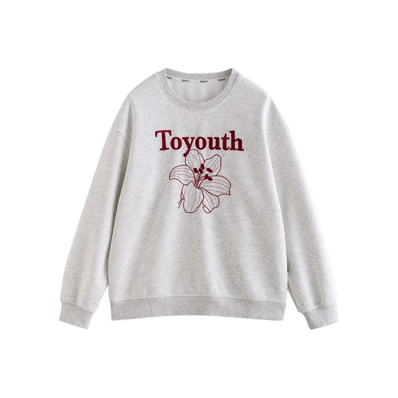 Initial Language Sweatshirt Women's-4