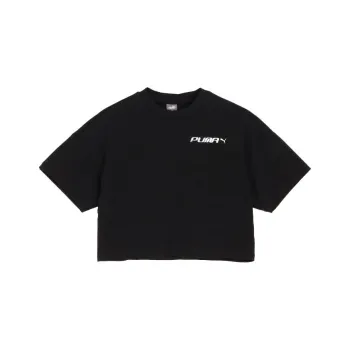 PUMA Downtown T Shirts Women's Black