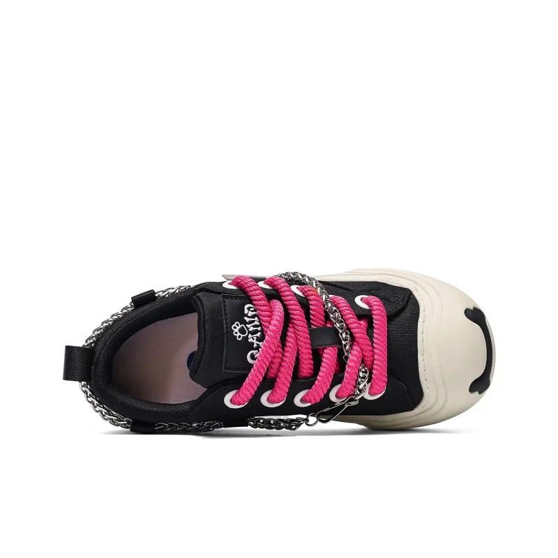 Q AND Coverage Slip Resistant Cushioning Abrasion Resistant Height Increasing Low Top Skateboard Shoes Unisex-17