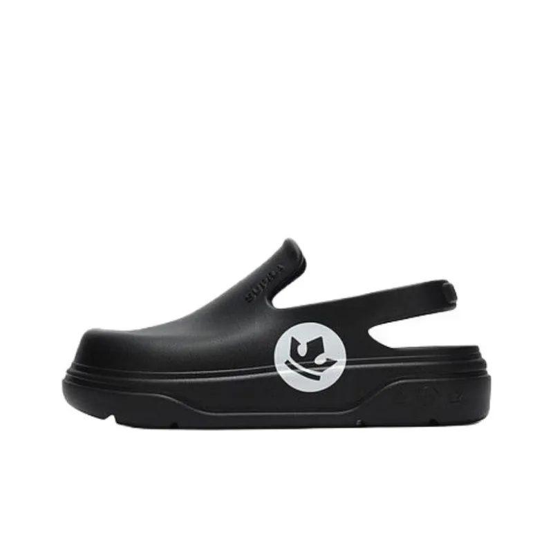 SUPRA Vaider Anti Slip Wear Resistant Low Top Casual Shoes Unisex Black-0
