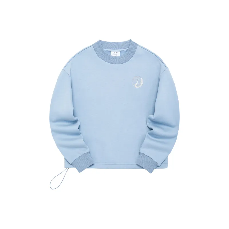 Erke Sweatshirts Women's Plume Gray Blue-0