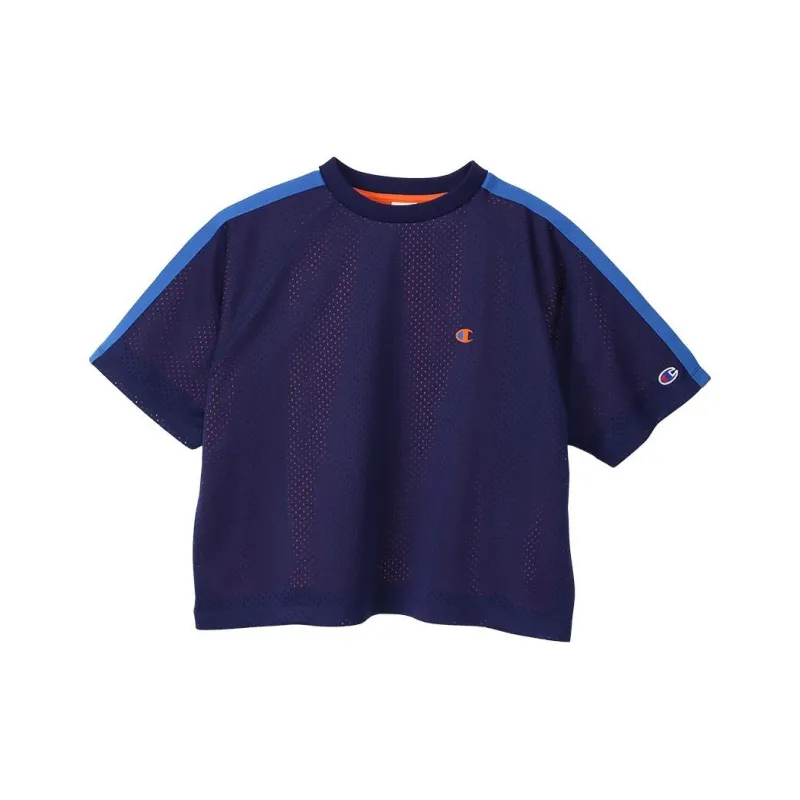 Champion SS24 Raglan Sleeve T Shirt Women's Marine Blue-0