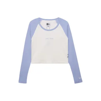 New Era FW24 Raglan Sleeve T-Shirt Women's Ivory White