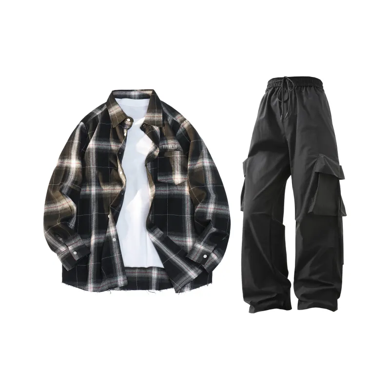 TITH Shirt Matching Set Unisex Black-0