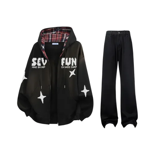7 SEVFUN Sweatshirt Sets Unisex