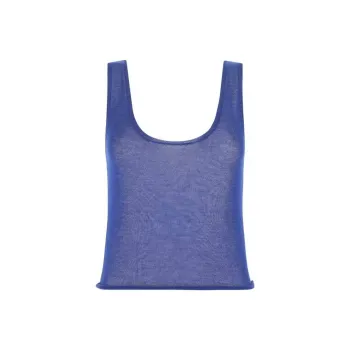 SAINT LAURENT SS22 Camisole Women's Blue