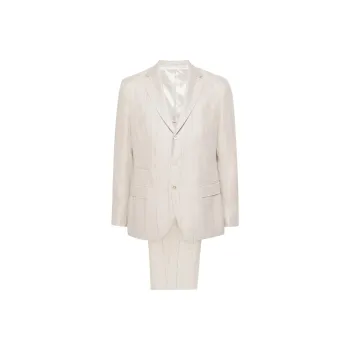 Eleventy Linen blend Pinstripe Suit