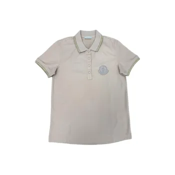 Moncler Polo Shirt Women's Light Pink
