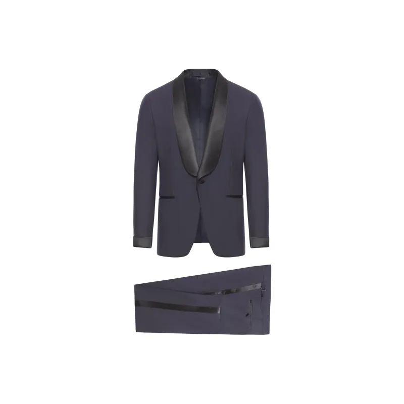 TOM FORD Satin trim Suit-0