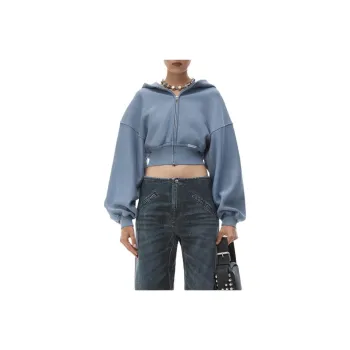 Alexander Wang FW24 Sweatshirt Women's Washed Vintage Blue