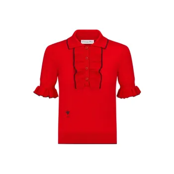 DIOR Cashmere Sweaters Women's Red