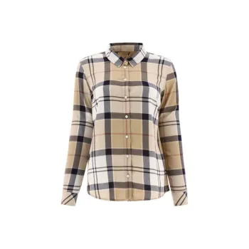 BARBOUR Check Patterned Sleeved Shirt