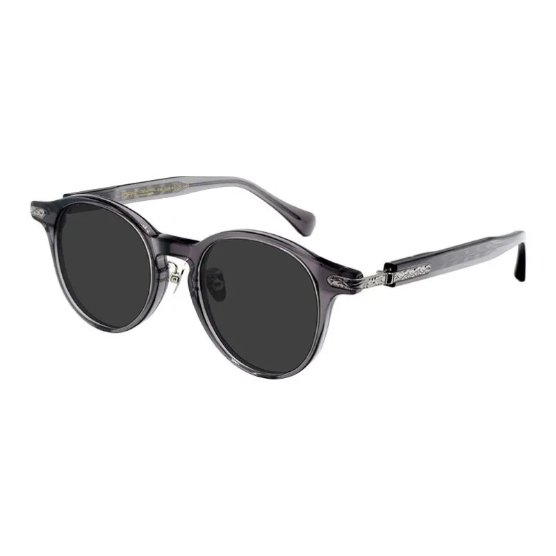 ROLLOTD Plate Frame Round Sunglasses Unisex-7