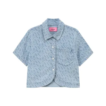 CHUU Shirts Women's Light Denim Blue