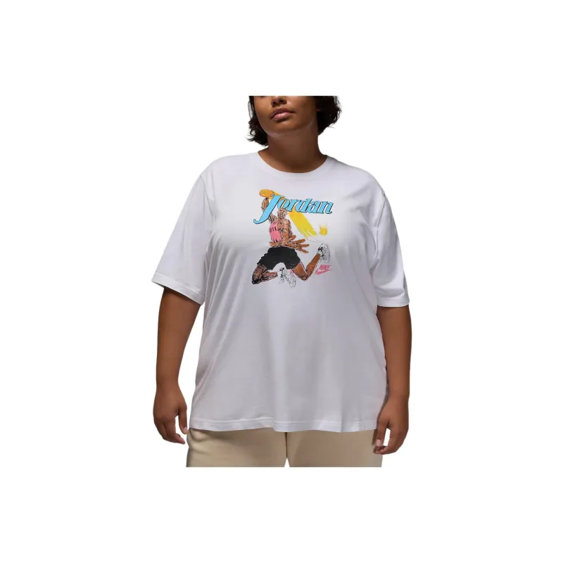 JORDAN Women's Graphic Girlfriend T-Shirt Plus Size-0