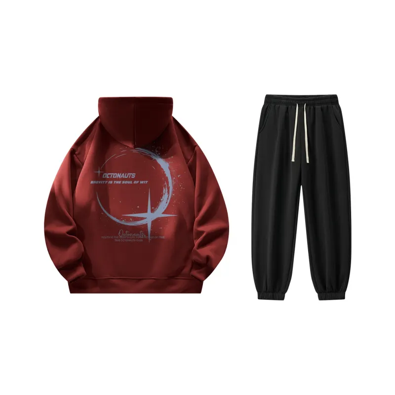 Small Columns Under The Sea Sweatshirt Set Unisex-12