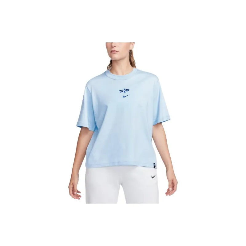 Nike T-Shirts Women's Sky Blue-0