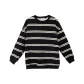 Black with White Stripes